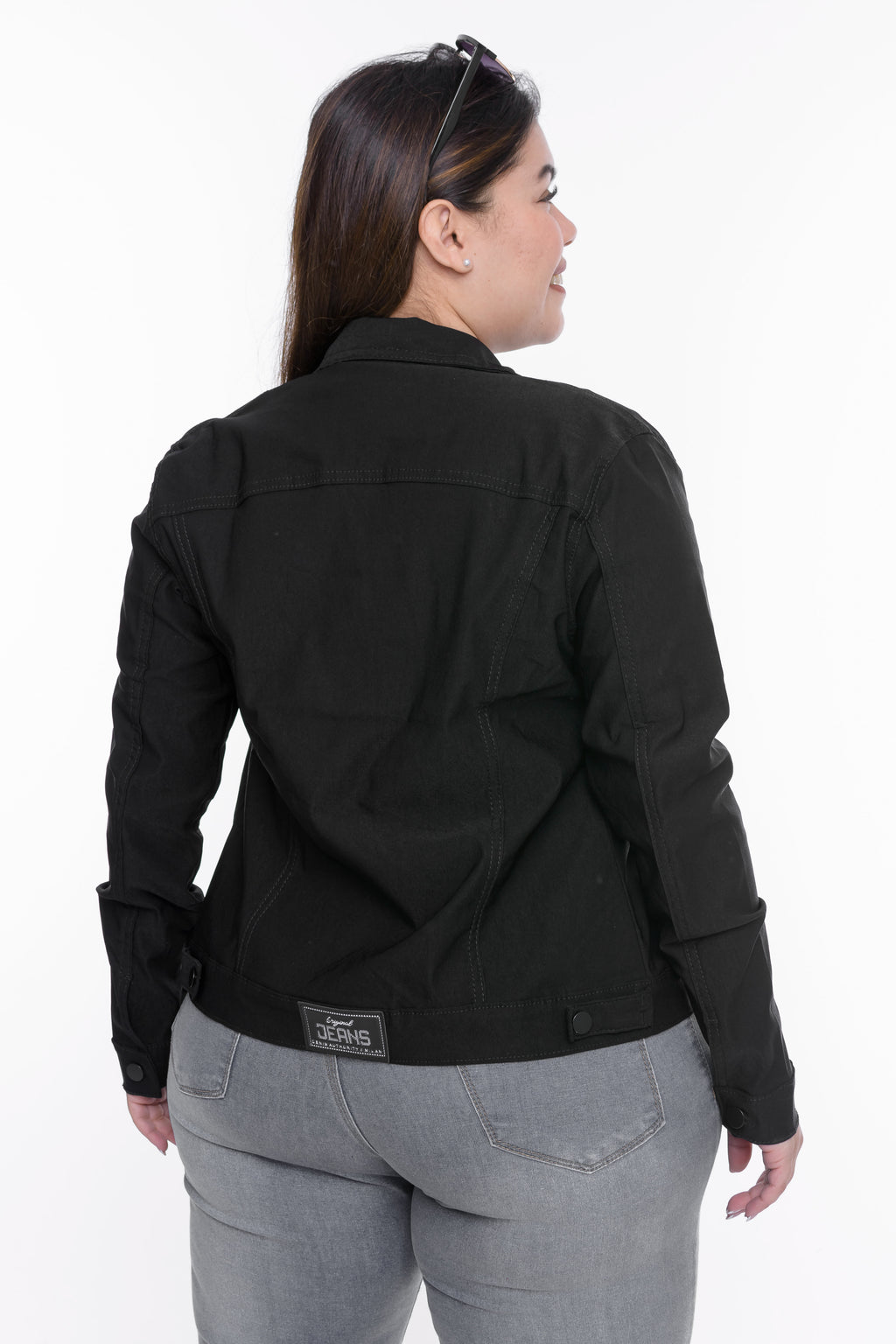Campera Bengalina mujer talle 46 48 50 52 look urbano femenino DEJEANCI