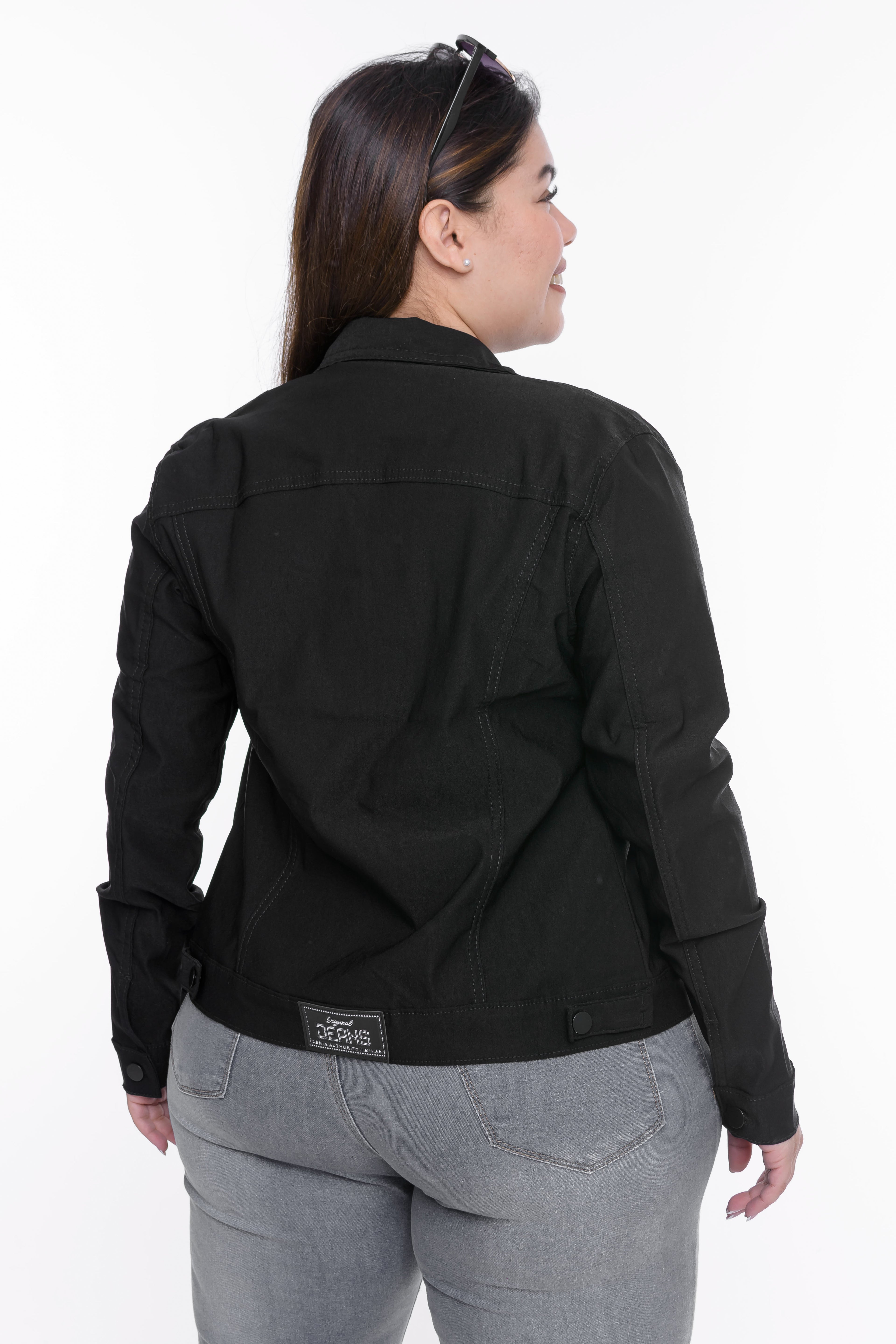 Campera Bengalina mujer talle 46 48 50 52 look urbano femenino DEJEANCI