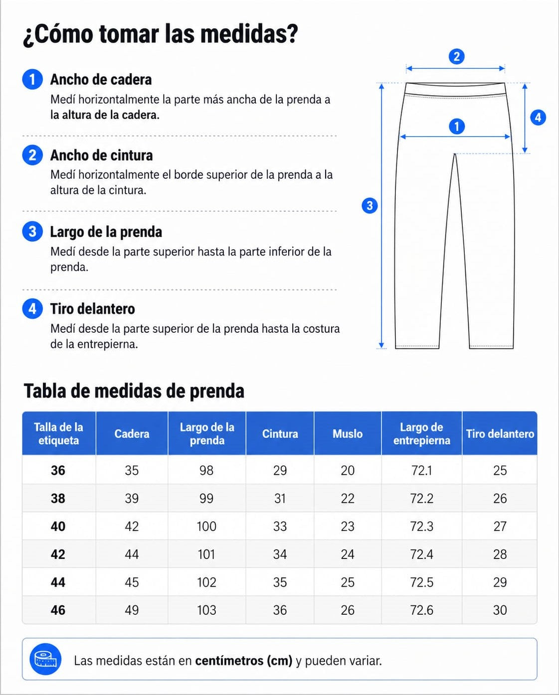 Pantalón Engomado Chupín Mujer Talles XS al 2XL | DEJEANCI