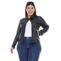 Campera Engomada mujer tela importada talle grande 46 al 52 DEJEANCI