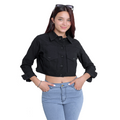 Campera Bengalina Corta mujer tela importada talles 38 al 44 DEJEANCI