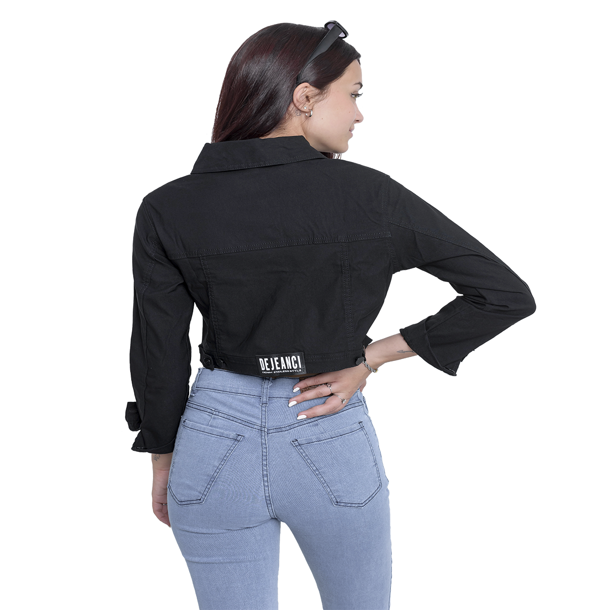 Campera Bengalina Corta mujer look urbano moderno otoño invierno DEJEANCI