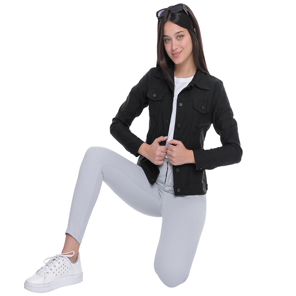 Campera Bengalina Clásica mujer costuras reforzadas terminación premium DEJEANCI