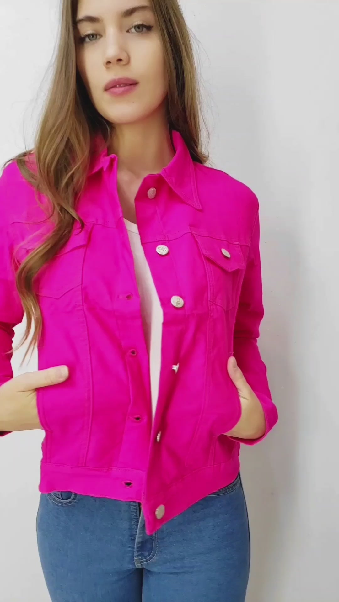 Campera Bengalina Clásica mujer detalle bengalina elastizada tela importada DEJEANCI